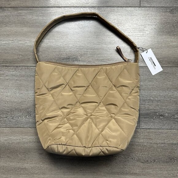 Vera Bradley Slouchy Bucket Shoulder Bag Tiger Eye Brown NWT - Picture 1 of 5